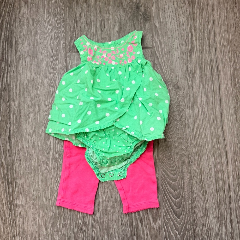 Green and Pink Kids Matching Set